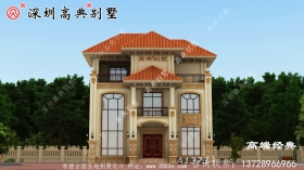 小楼设计图，带车库，设计新颖，经济实用