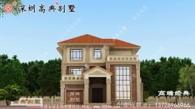 农村自建房设计图，小别墅很简单，施工容易，造价便宜。