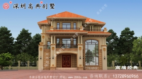 2020年新款 三层欧式别墅，造型非常的漂亮