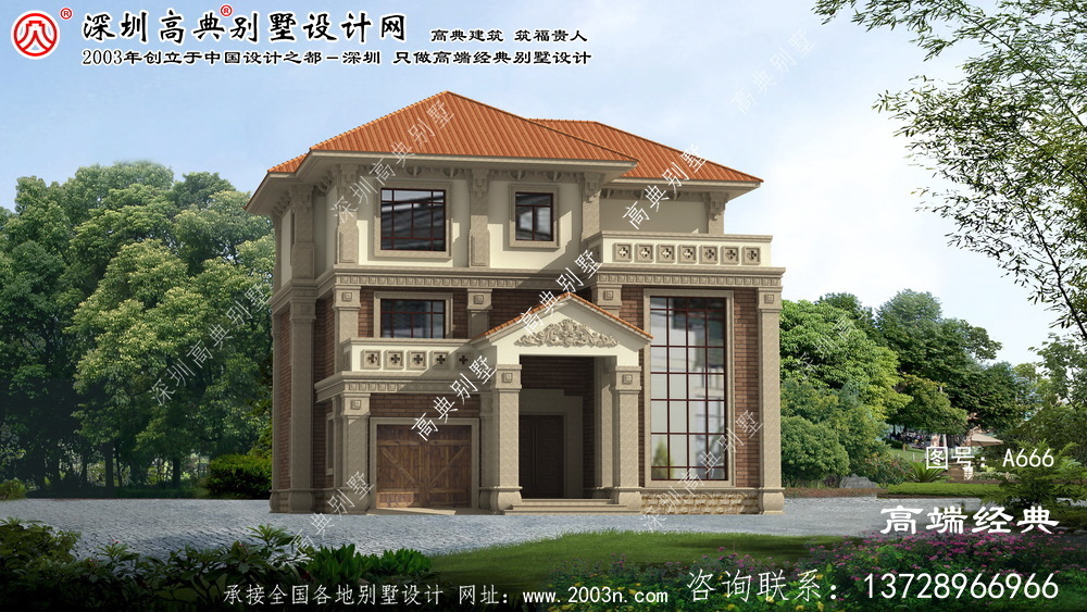 建宁县农村三层房屋设计