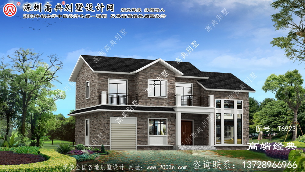 准格尔旗简欧式二楼别墅住宅设计图。
