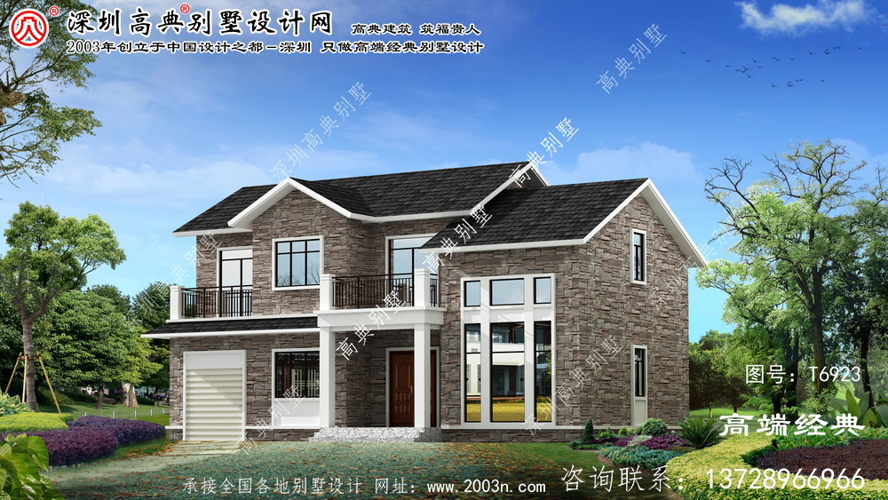准格尔旗简欧式二楼别墅住宅设计图。