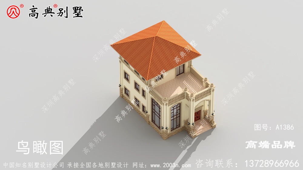 农村一层自建房子设计图带露台增加空间的利用率