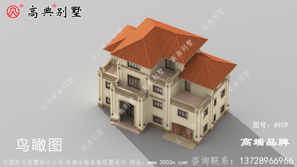 农村别墅设计增强了整体的层次感
