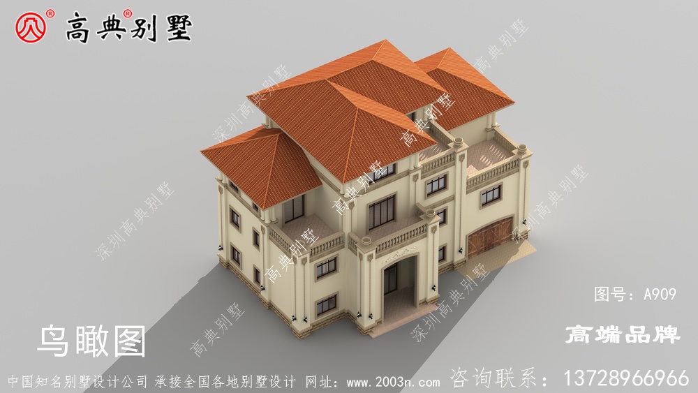 农村别墅设计增强了整体的层次感