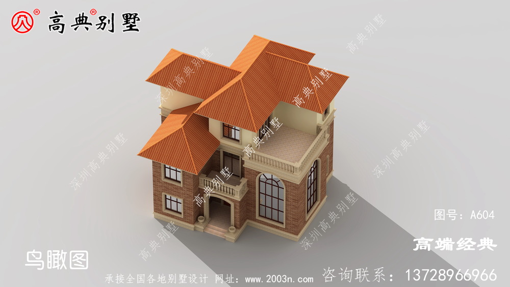 白城市别墅设计图，外观古朴耐看