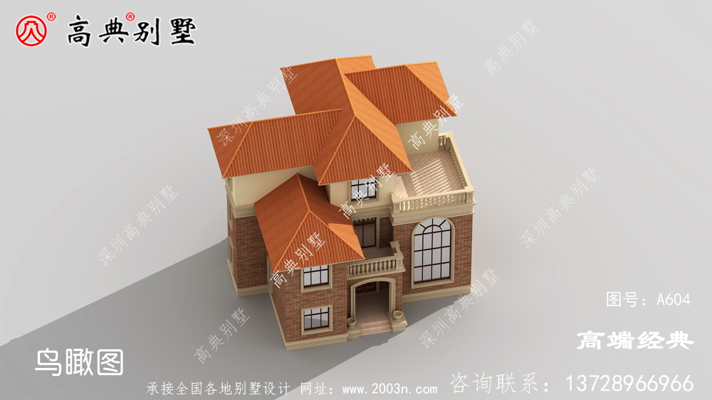 白城市别墅设计图，外观古朴耐看
