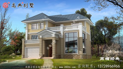 中国漂亮的三层别墅设计图纸，建一栋